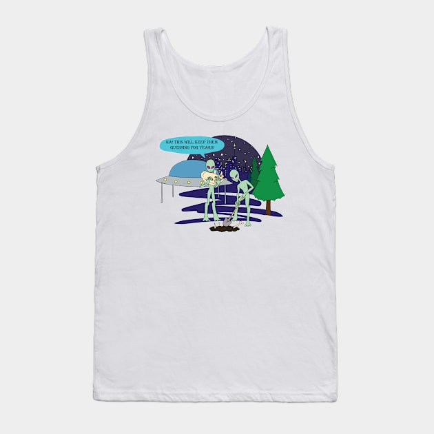 Alien Prankery Tank Top by Reckless Productions